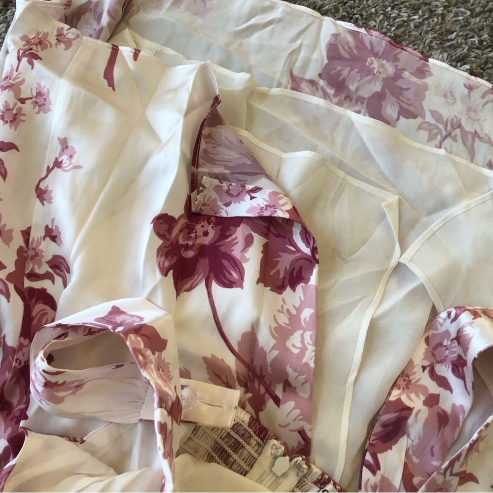Reformation Earl Silk Dress - Christa - Picture 6 of 8